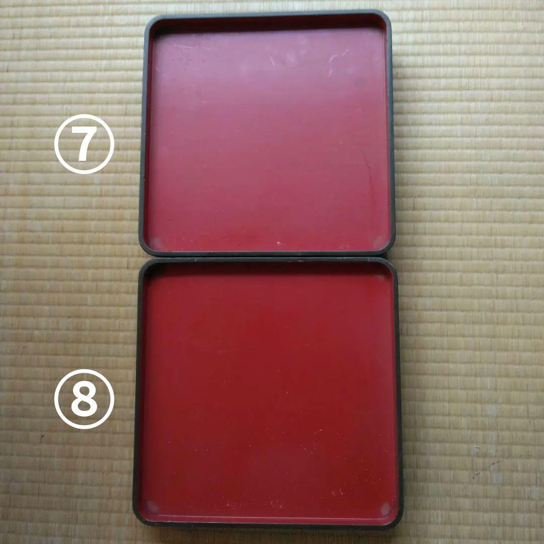 バラ売り不可【8点セット】アンティーク 骨董 京都 お膳 御膳