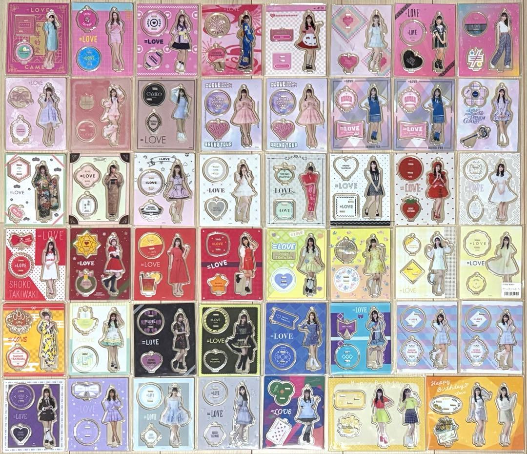 【瀧脇笙古】アクリルスタンド 47個セット バラ売り❌