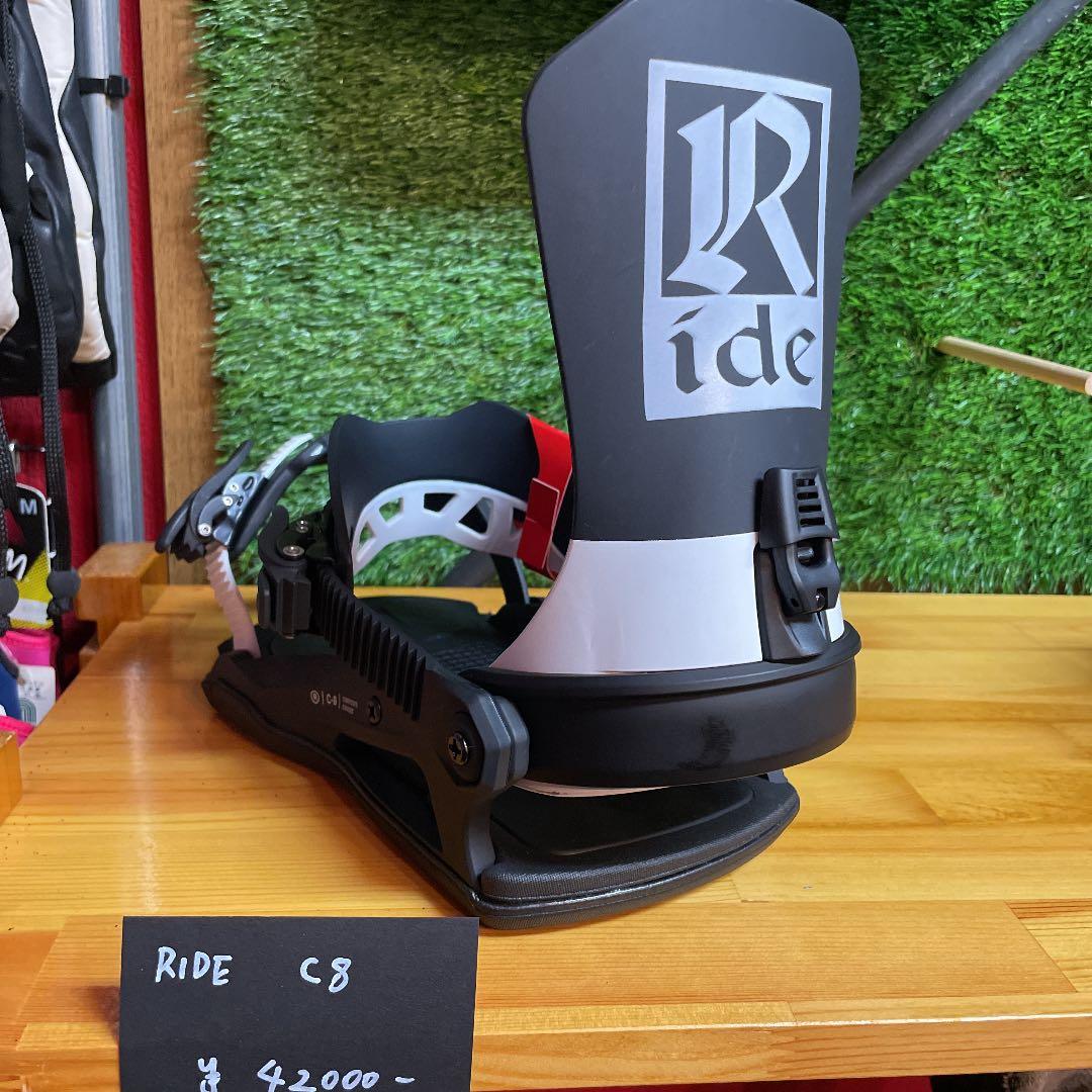 rideスノーボードバインディング　c8 Mサイズ