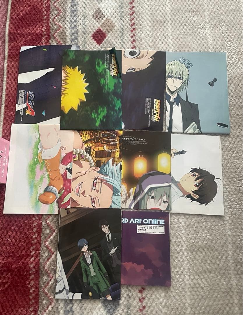 アニメディア　クリアファイル　ポスター　下敷き　付録