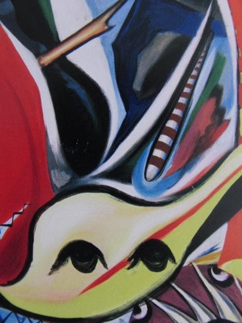 岡本太郎、【青空】、希少な大判額装用画集より、新品高級額装付、巨匠、日本人画家