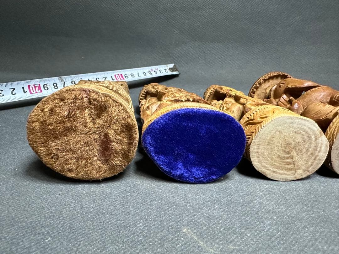 インド　白檀　木彫り　象　仏教美術　仏像 骨董 木像　木製　密教　置物