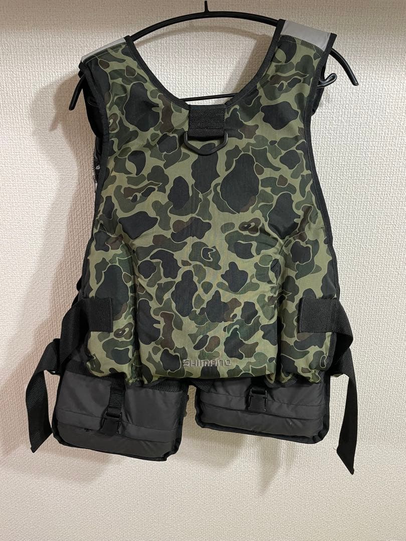 シマノ XEFO ゲームベスト VF-278R (カラー：カーキダックカモ)