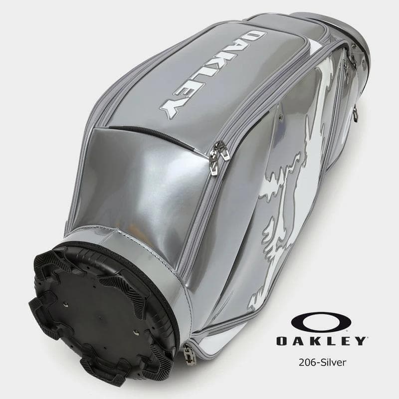 新品 オークリー OAKLEY スカル ゴルフ キャディバッグ シルバー