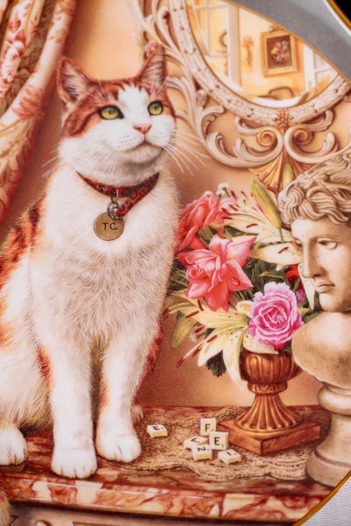   猫 絵皿 9枚セット コレクションプレート