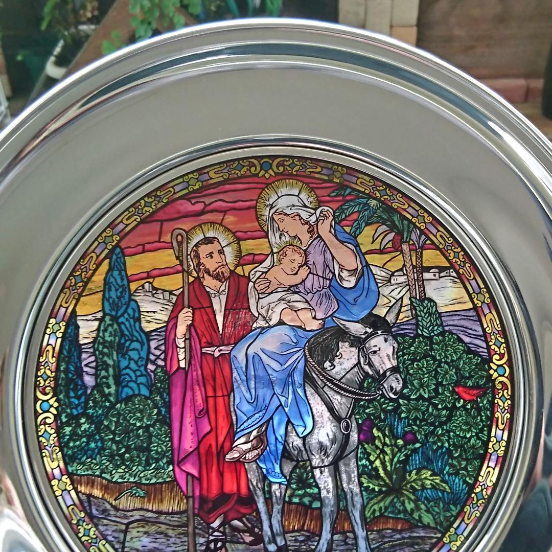 クリスマス ステンドグラスFlight into Egyptグラスマスターズ社