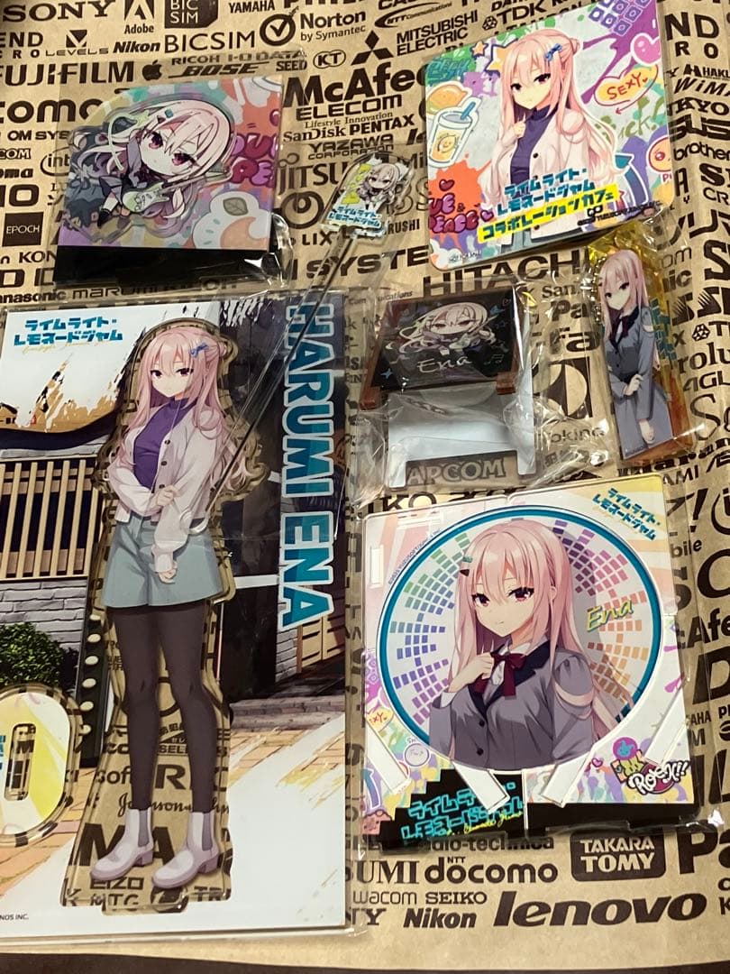 ゆずソフト ライムライトレモネードジャム コラボカフェ 限定　恵凪　計8点