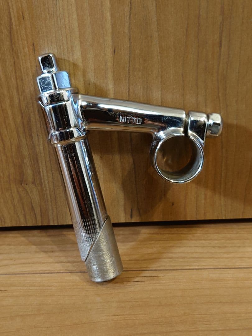 貴重なNITTO 天返し鉄ステム 旧車ピストに