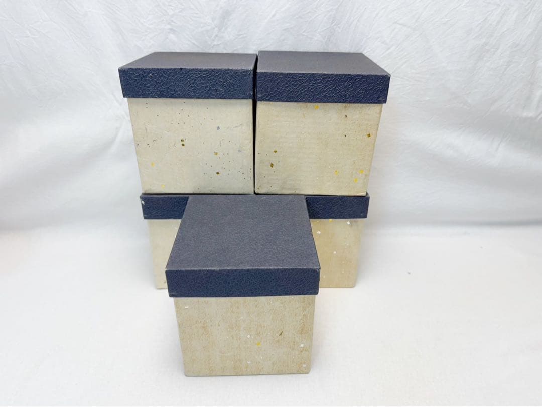 未使用 茶道具 木製 ひさご 弁当 千筋 梅蒔絵 内黒 5客揃え 懐石道具 紙箱