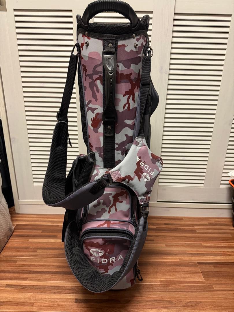 FIDRA 迷彩グレー スタンドキャディバック