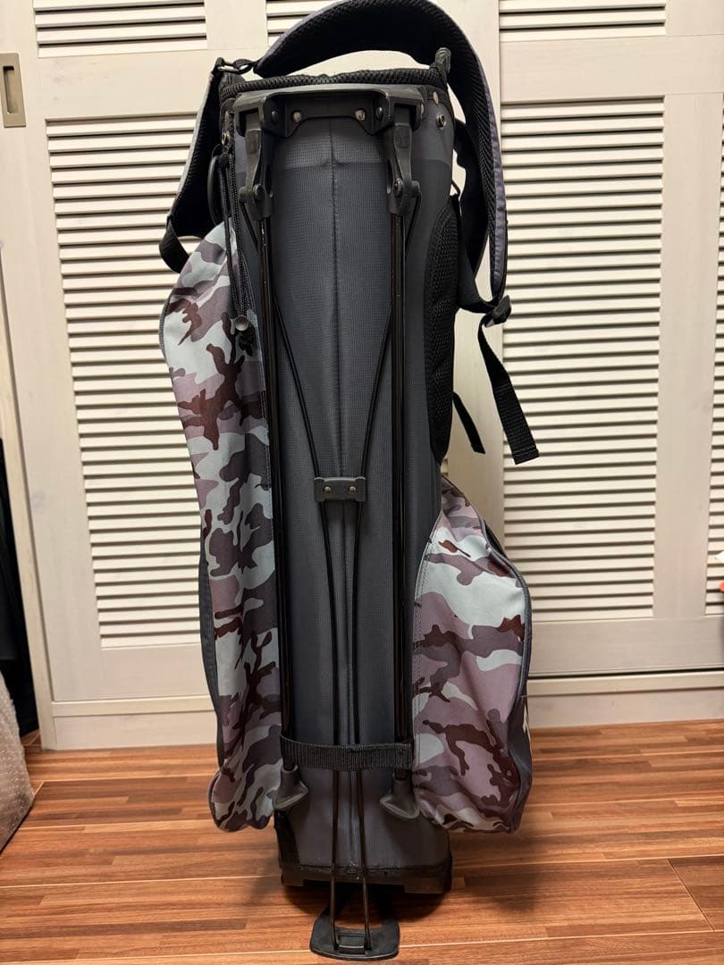 FIDRA 迷彩グレー スタンドキャディバック