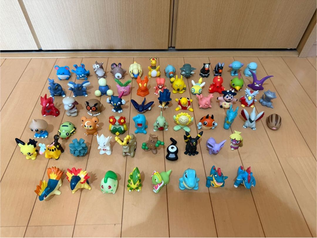 ポケモン 指人形 フィギュア まとめ売り 初代 約516体 ケッサクのすがた
