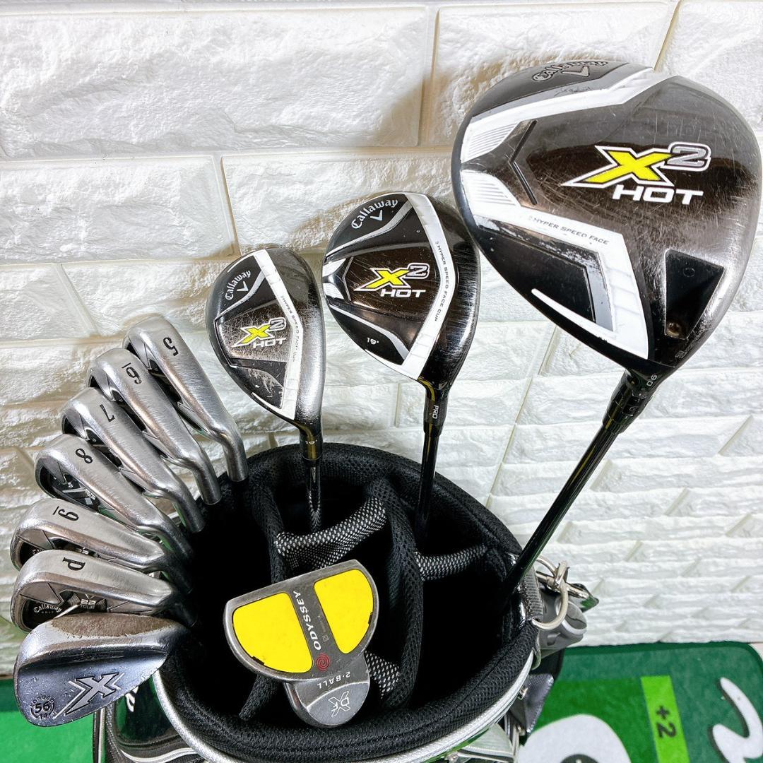 Callaway メンズ ゴルフクラブセット11本 右利き キャディバッグ付