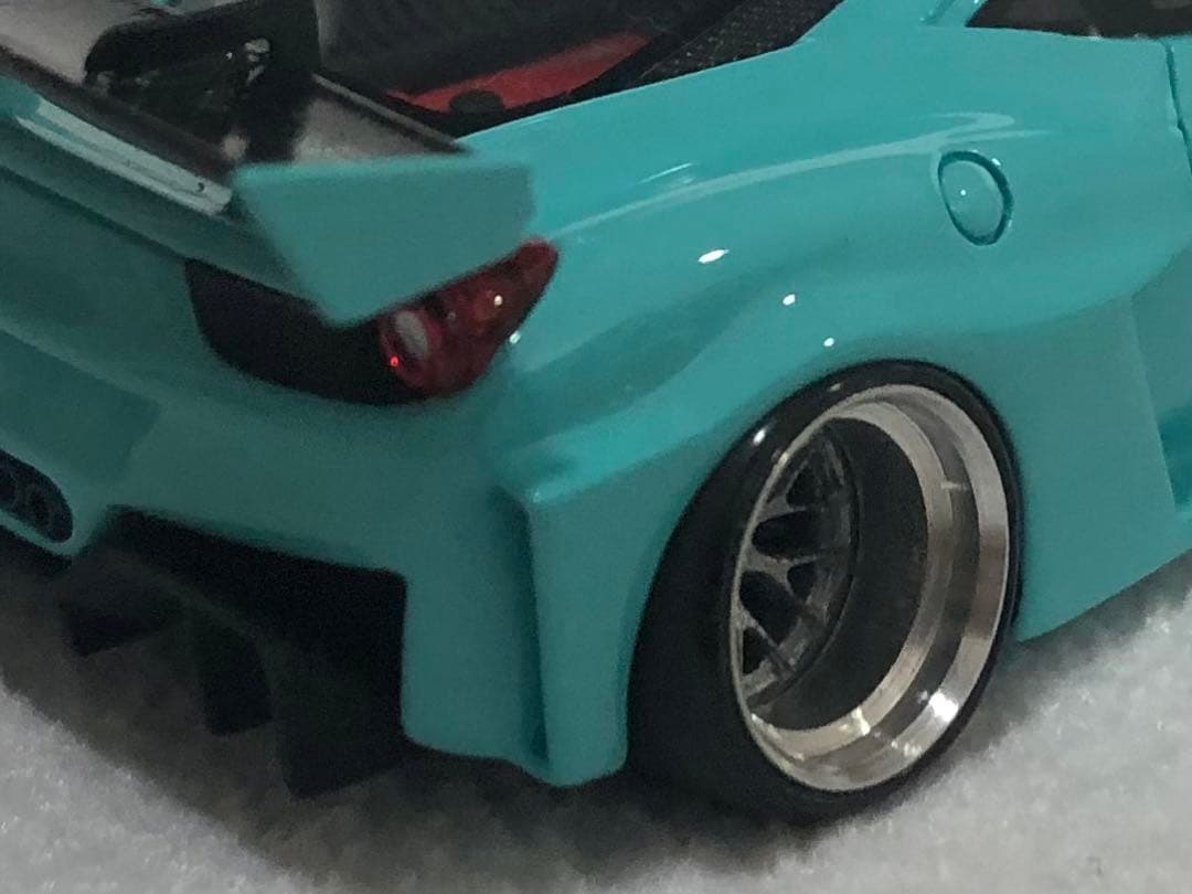 JEC 1/64 LBワークス　フェラーリ 458GTシルエット深リムカスタム