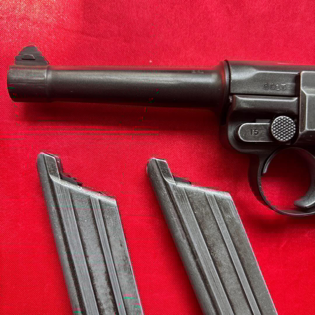 タナカ　ルガーP08HW 木製グリップ　予備マガジン付き