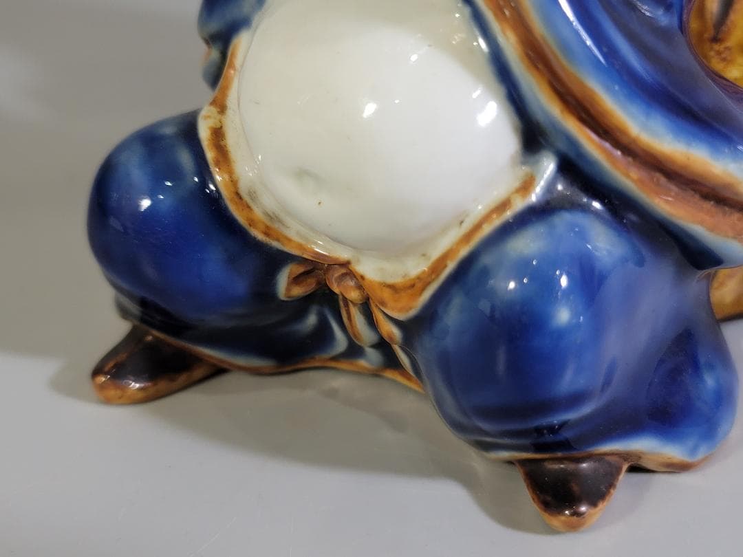 平戸焼 色絵 布袋 徳利 水注 古平戸