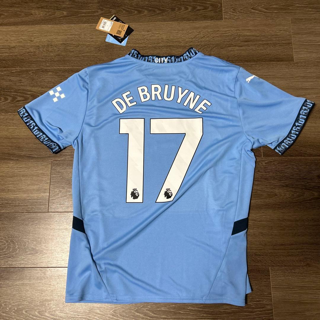【新品タグ付未使用品】マンチェスターシティ　デブライネ　ユニフォーム
