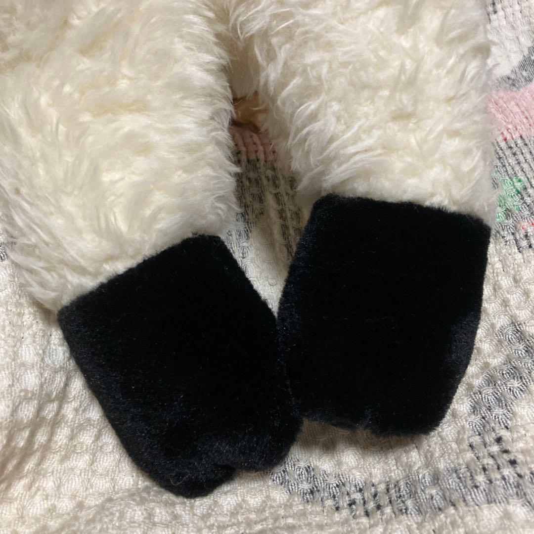 昭和レトロ　ぬいぐるみの三英　ひつじ　ぬいぐるみ　中古品