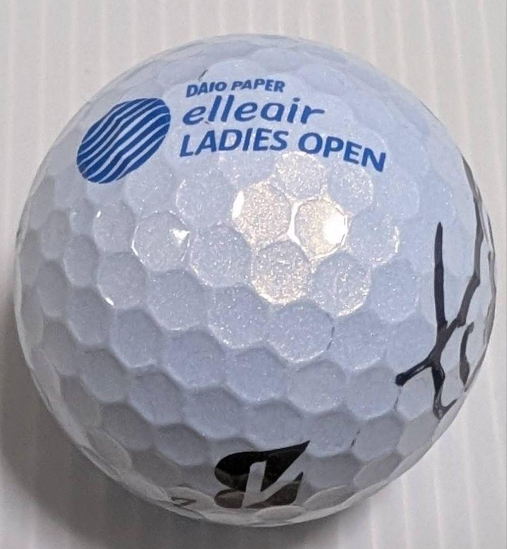 【貴重】渋野日向子プロ　直筆サイン入りゴルフボール　エリエールレディスオープン