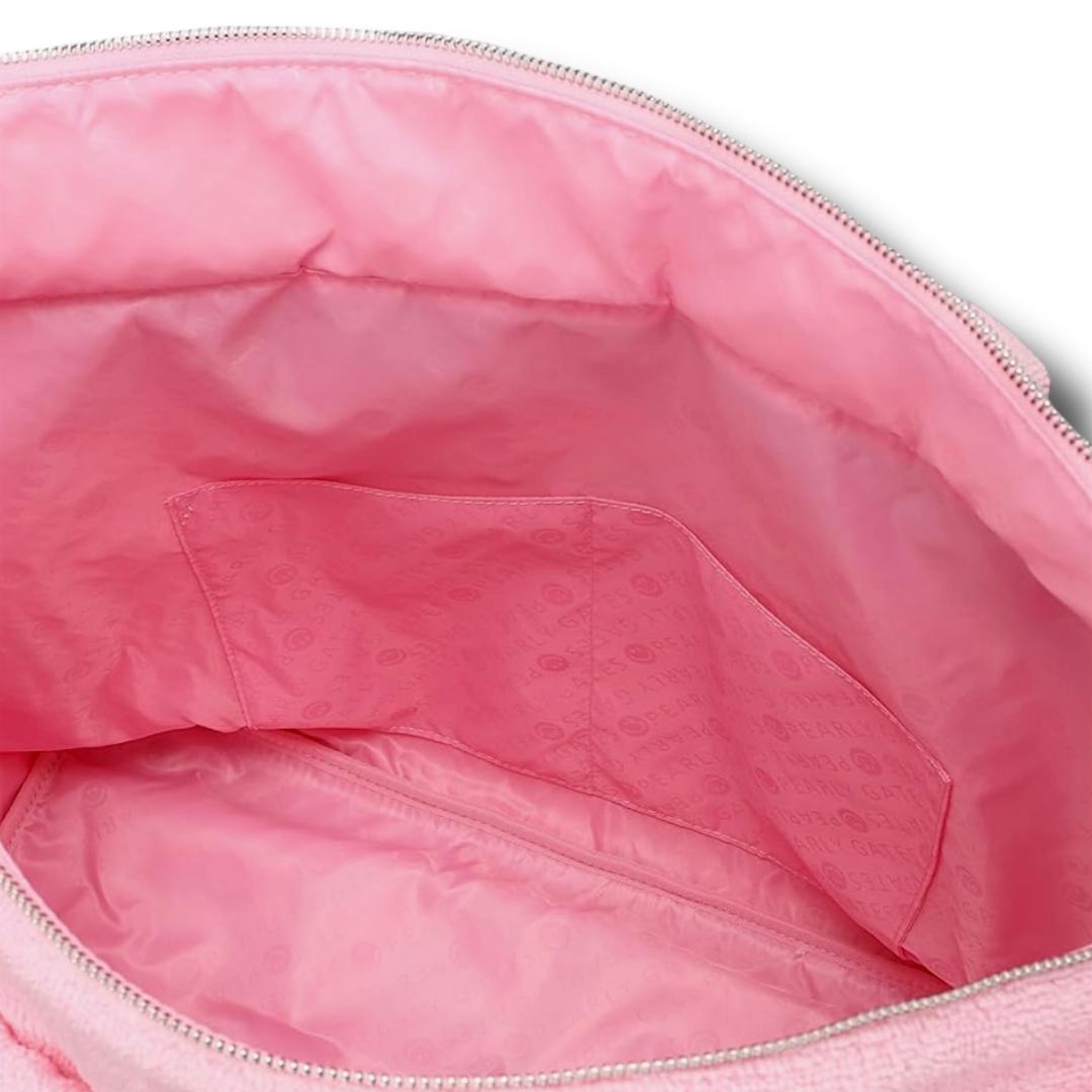 新品 パーリーゲイツ パイル生地 大容量 ロッカー バッグ ロゴ刺繍 090