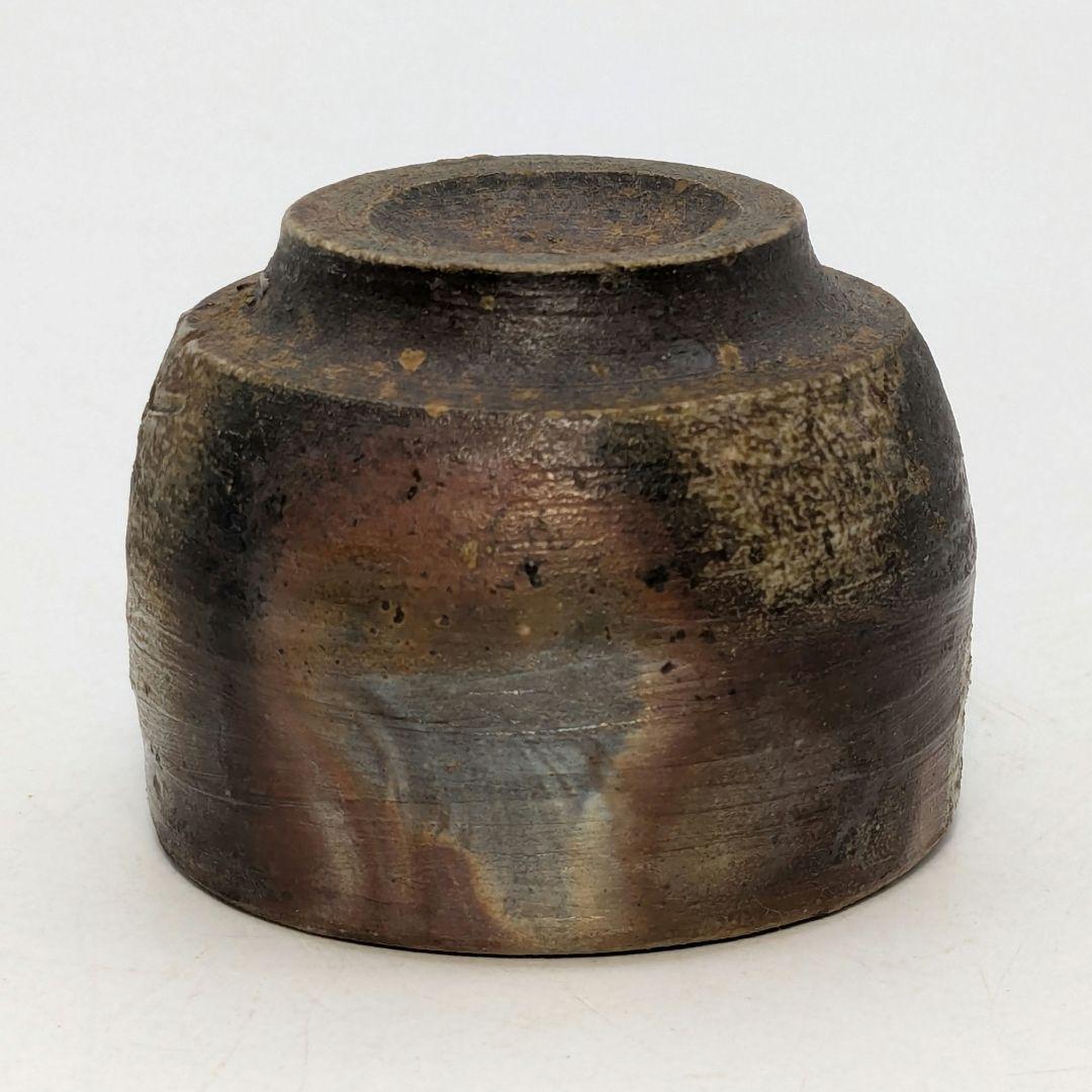 伝統工芸士 榊原芳山 虹備前ぐい呑 共箱共布栞 備前焼 酒器 酒盃 酒杯 食器