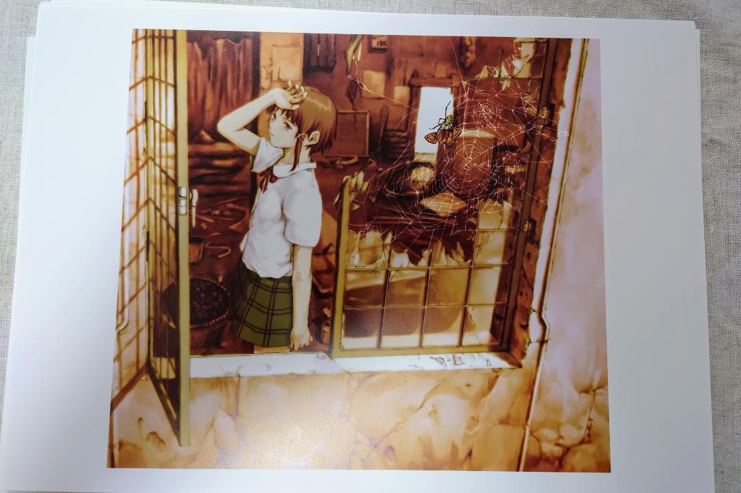 安倍吉俊　カラー複製イラスト　十年旅行　A/Bセット