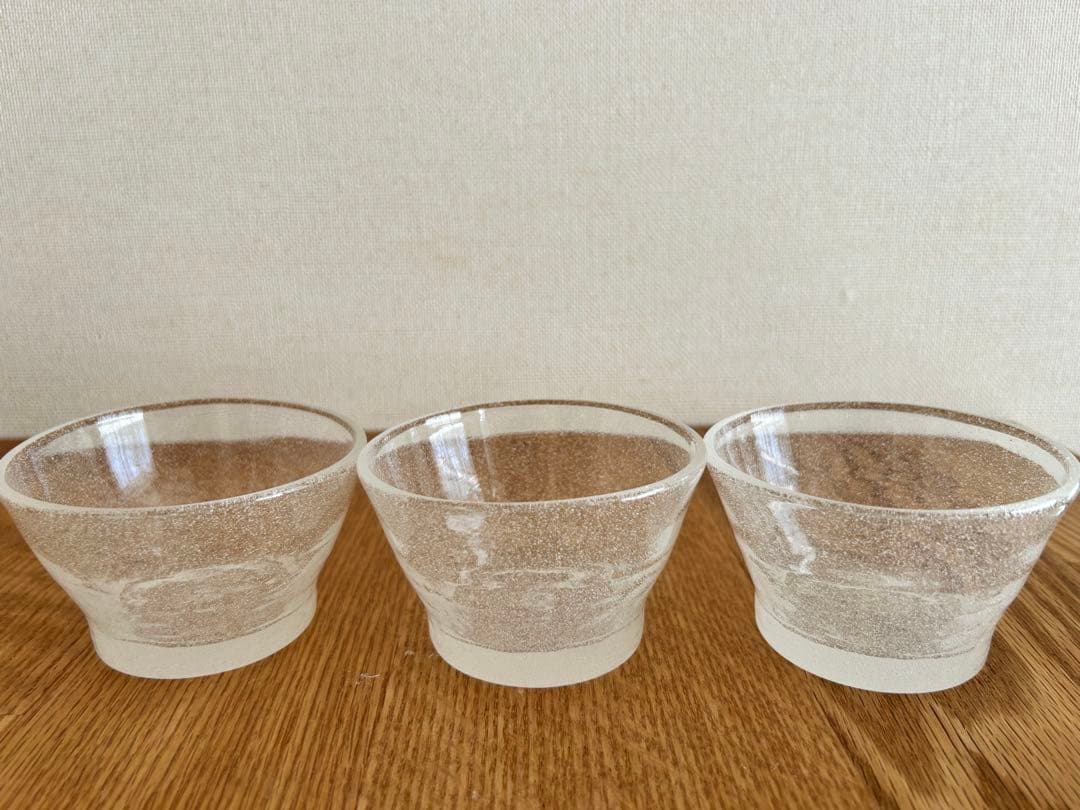 横山秀樹　白泡小鉢3点セット