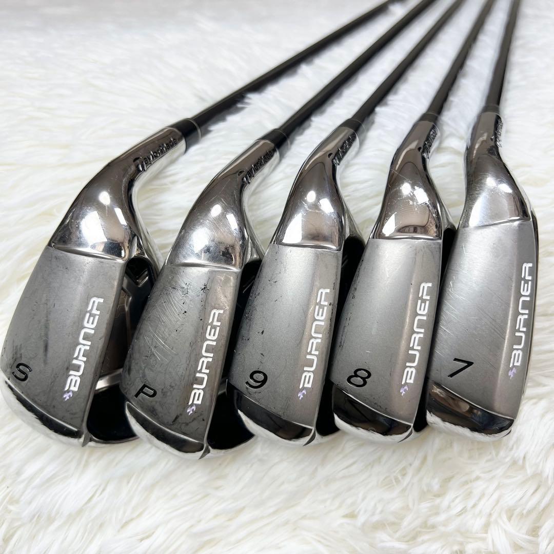 テーラーメイド バーナー スーパーラウンチ レディース アイアン 5本セット
