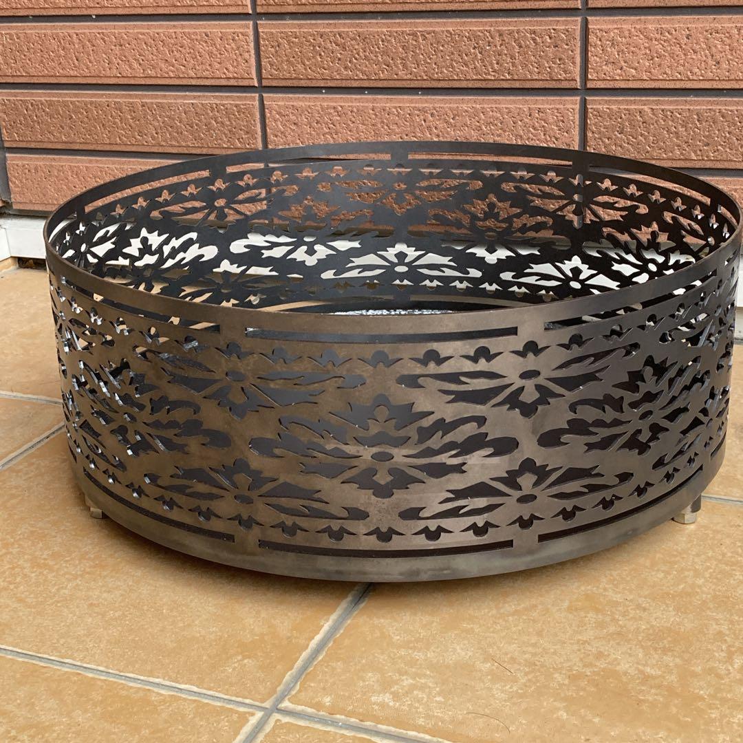 ★美品★山賊 サンゾクマウンテン 焚き火台 マウンコル 悪テガ ファイヤーピット