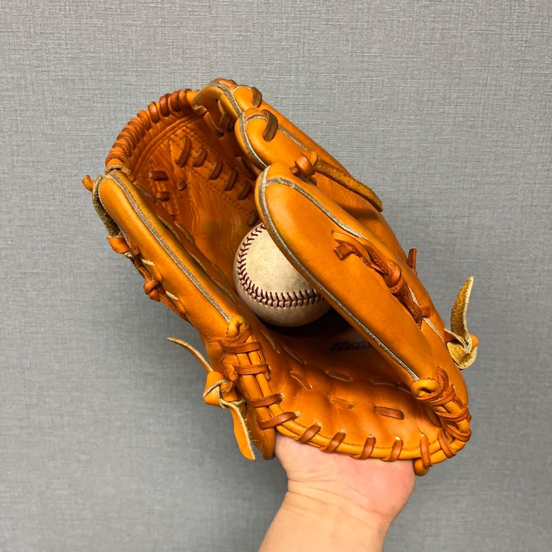 1186 ミズノプロ 型抜群 即戦力 極美品 硬式 投手用グローブ