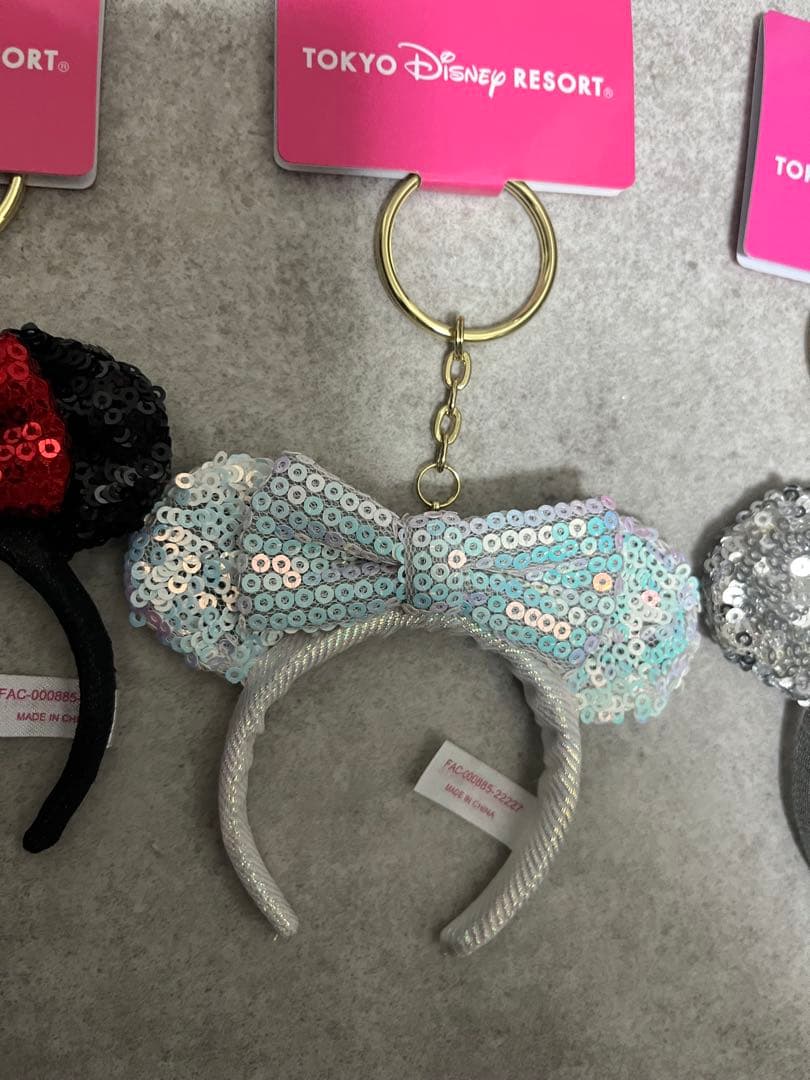 ミニー　ミニカチューシャ　キーチェーン