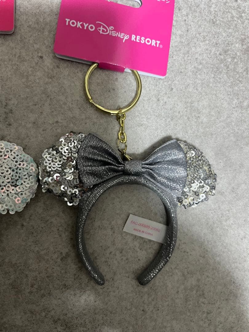 ミニー　ミニカチューシャ　キーチェーン