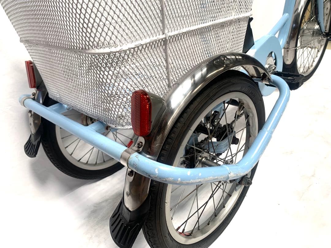 【即乘】送料無料 電動アシスト三輪自転車 5.8Ah 20-16インチ動作確認済