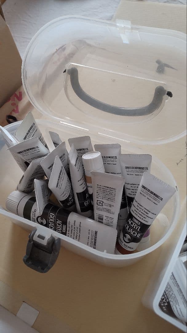 アクリルガッシュ 中古 まとめ売り 約80本