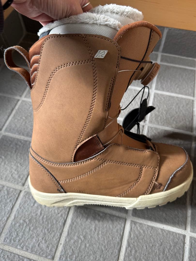 K2 Haven スノーボードブーツ 6.5 WMNS ブラウン　ボア