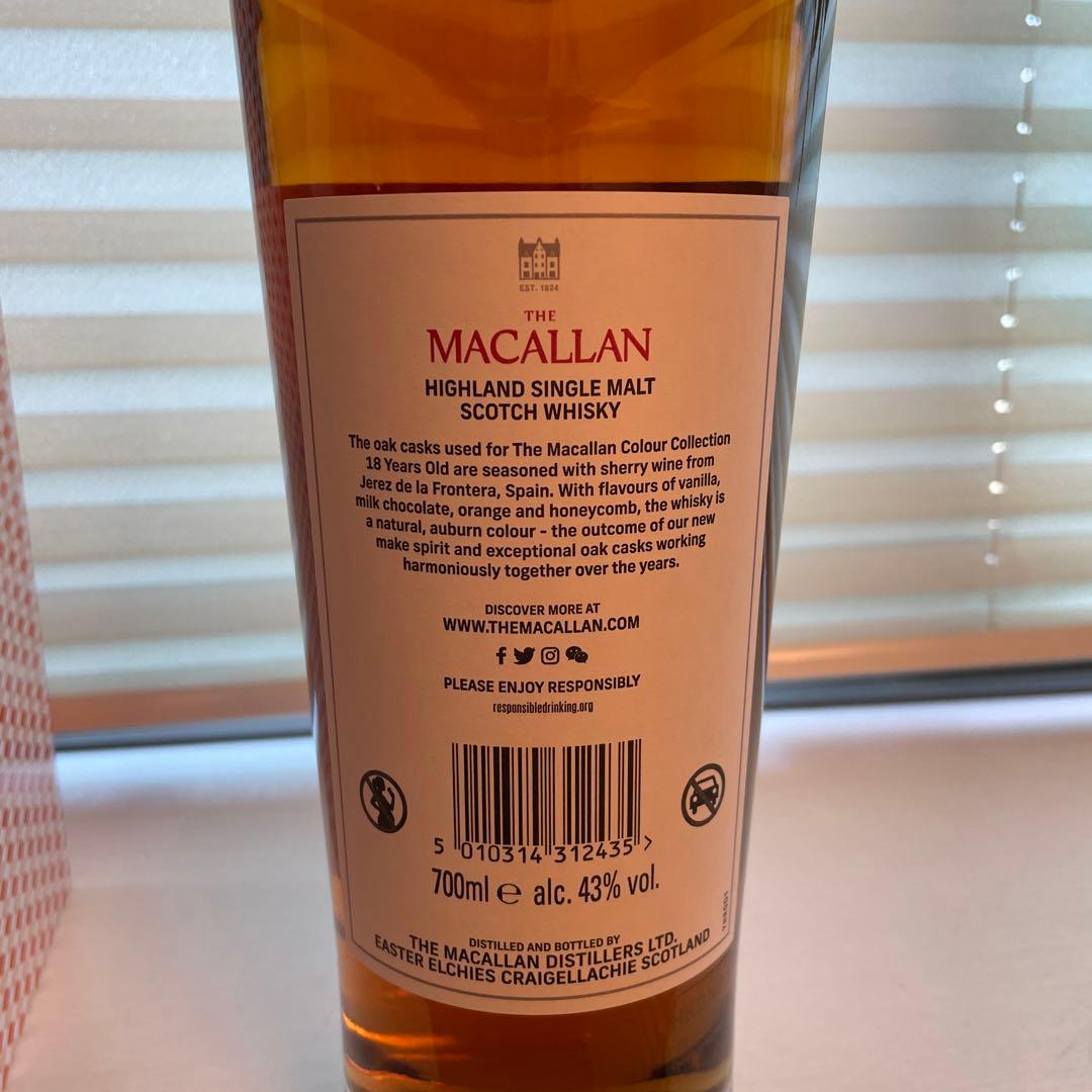 ウイスキー THE MACALLAN 18 Year Old 700ml