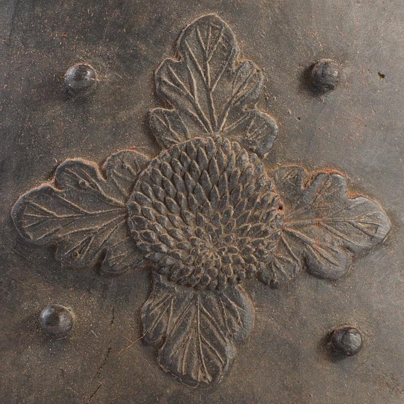 中国　古銅　銅鑼　釣鐘　M　R6795