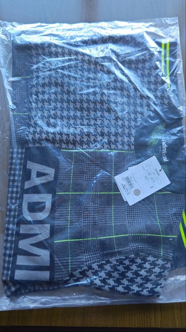 ADMIRAL　ゴルフウェア　ツイーディーパターンミックス クルーネックセーター