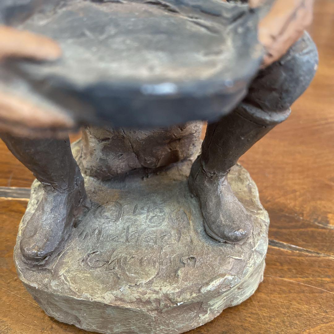 アメリカンインテリア　マイケルガーマン　アンティーク　彫刻