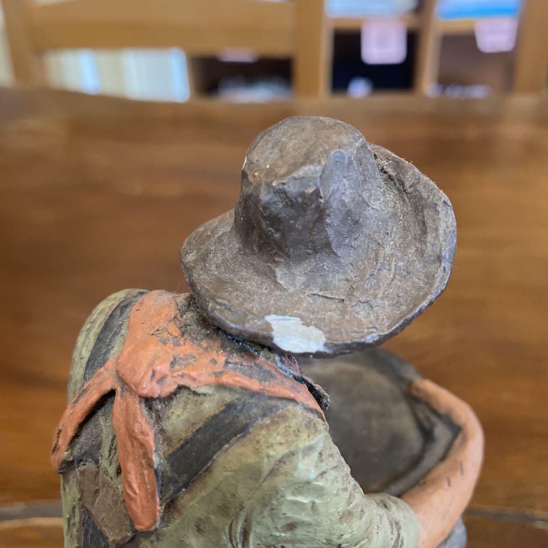 アメリカンインテリア　マイケルガーマン　アンティーク　彫刻