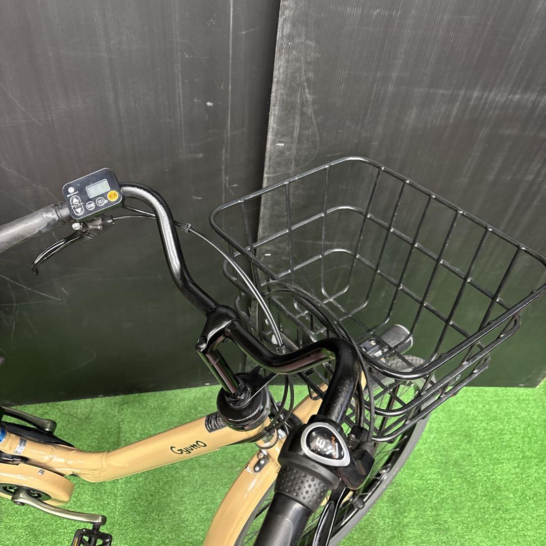 電動自転車 Panasonic Gyutto ベージュ 3人乗り対応　12