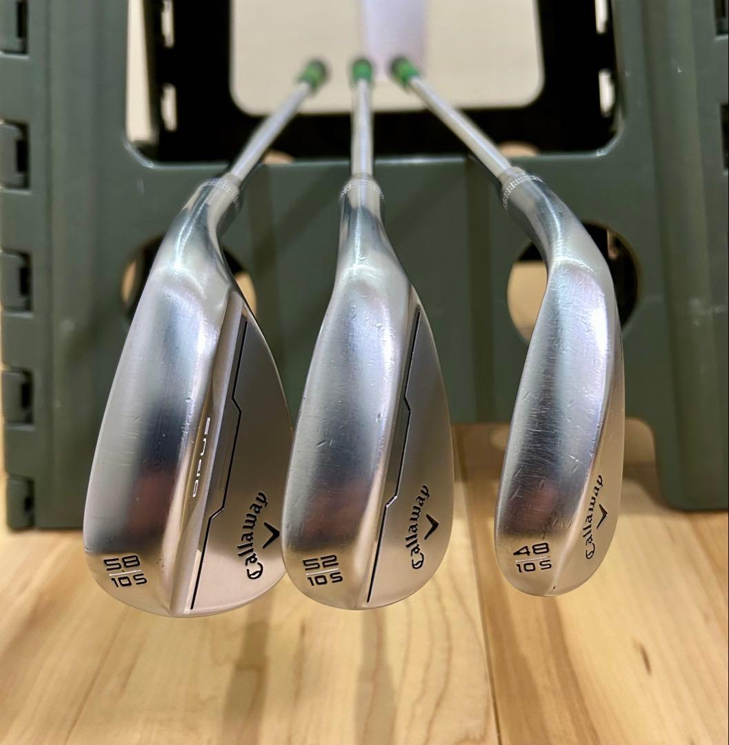 【美品】キャロウェイOPUSクロムウェッジ48°52°58° DGS200