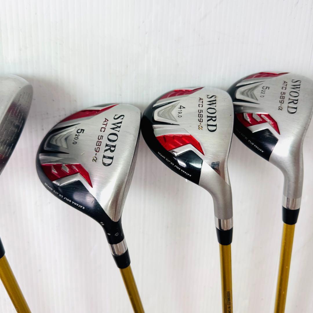 カタナ SWORD スウォード シャトル メンズクラブ 10本セット R メンズ