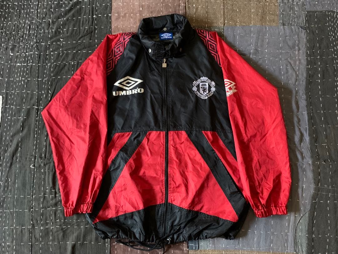 90s アンブロ vtg マンU ナイロン ジャケット UMBRO アヤックス