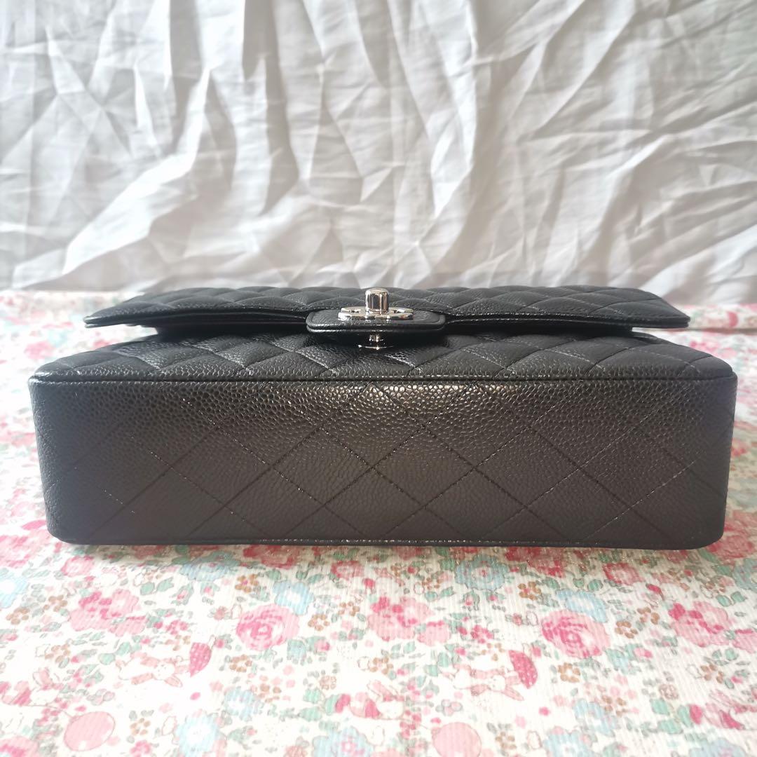 ブラック キルティング ショルダーバッグ