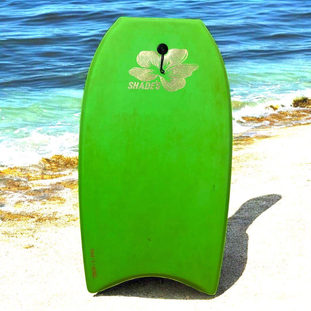 SHADE'S ボディボード 青 黄緑