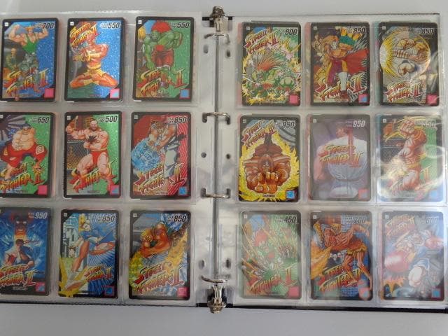 ストリートファイターⅡ カードダス バーコードウォーズ 全40種 フルコンプ