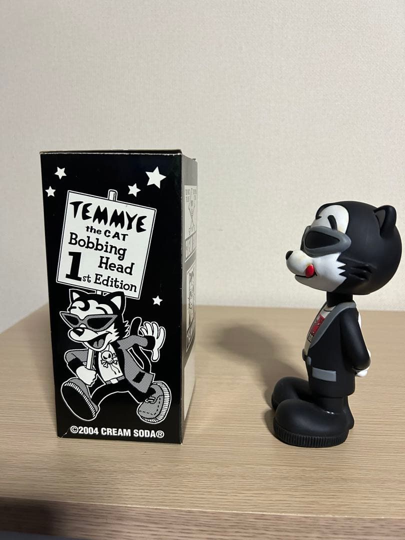 CREAM SODA★TEMMY★ボビングヘッドフィギュア★新品★1stグレー
