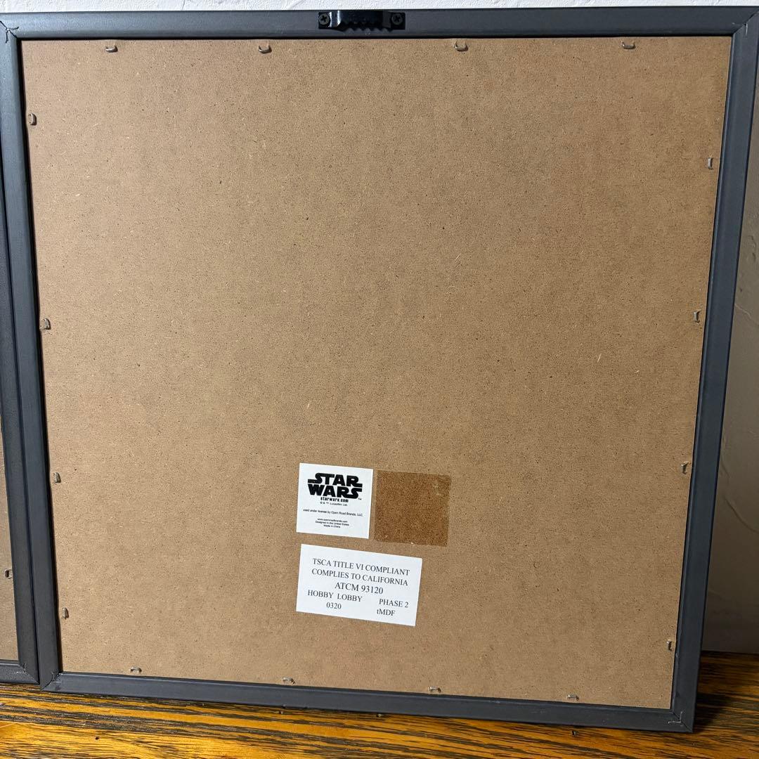 3D デス・スターとダース・ベイダー ポスターセット