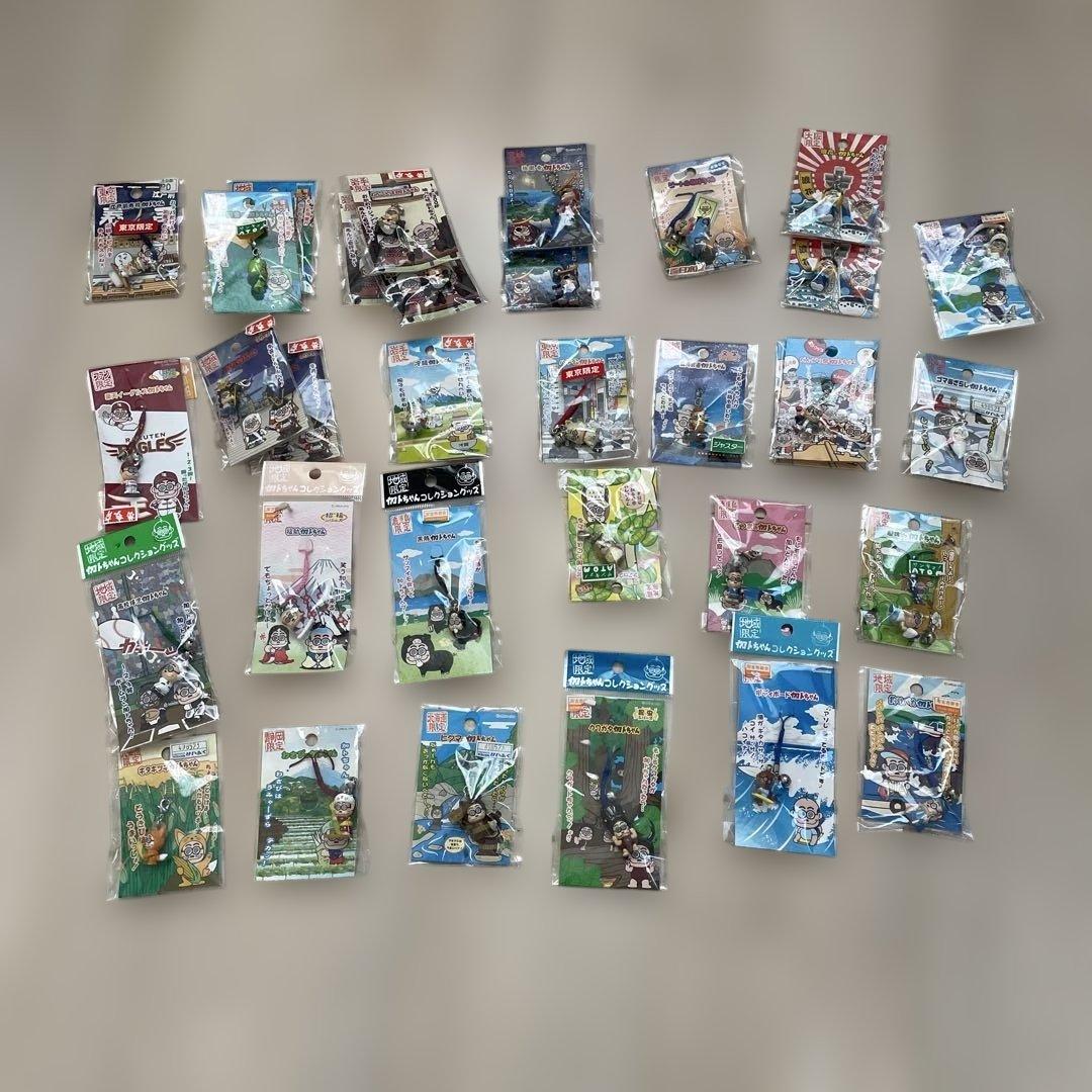 【早い者勝ち】新品カトちゃん 加藤茶 ご当地ストラップ 33個セット